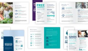 OneMain Financial print collateral using icons