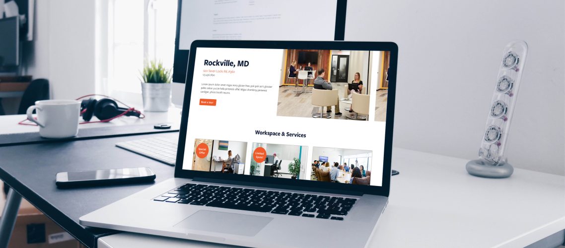 Launch workplaces website design