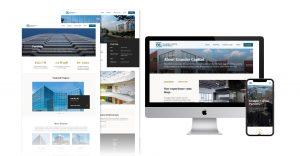 Grander capital website design, responsive